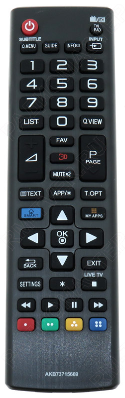 картинка Пульт ДУ LG AKB 73715669 LCD 3D SMART от магазина "РадиоМастер"
