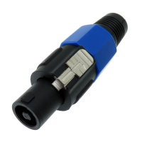 Фотография SPEAKON 4pin штекер 91 мм, пластик, на шнур 1-581
