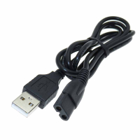 Фотография Шнур питания Штекер USB-A <-> Штекер мини "8" для электробритв А4491(DL42, DL43) 1м