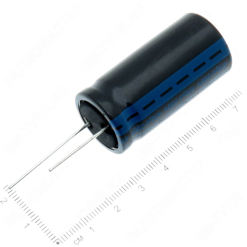 картинка Конденсатор электролитический  22000 мкФ, 16 В, TKR, (22x50 +105) от магазина "РадиоМастер"