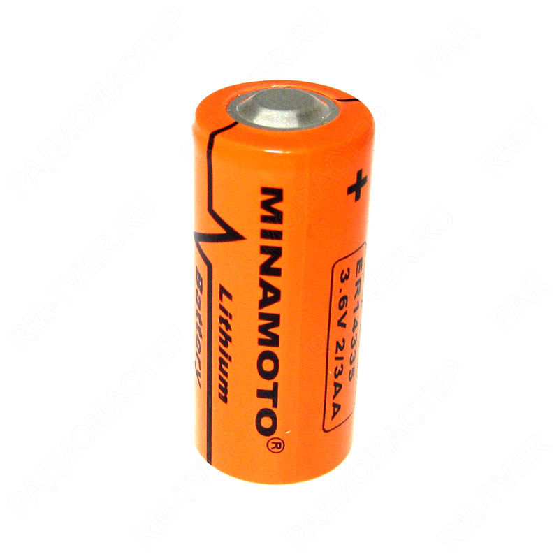 картинка Элемент питания 14335 (ER) 2/3 AA 3,6V 1Ah Lithium от магазина "РадиоМастер"