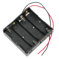 Фотография Держатель элемента питания AAx4 BH-341-1A, BH605 с выводами (батарейный отсек)