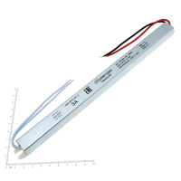 Фотография БПС встраиваемый 12V,  3А, 36W, металл, LBPSS-36W-3A, Super slim LEDSPOWER