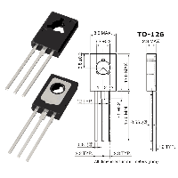 Фотография BD139    TO-126,   NPN, Vceo=80V, Ic=1,5A, hfe=40..250, Pd=12,5W