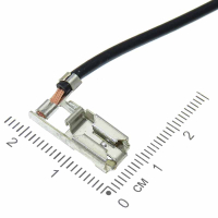 Фотография Клемма автолампы H7 серия 6,3мм.,  лужён., с проводом 0,75мм.кв. 7141