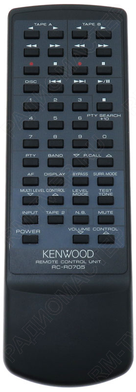 картинка Пульт ДУ Kenwood RC-R0705 Aux  для музык.центра от магазина "РадиоМастер"