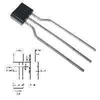 Фотография SS40AF (Датчик Холла), Маркировка - 40AF    TO-92S (SC-72, SPA)