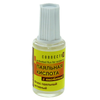 Фотография Кислота паяльная 20мл.с кисточкой. Активный флюс для пайки С.Петербург