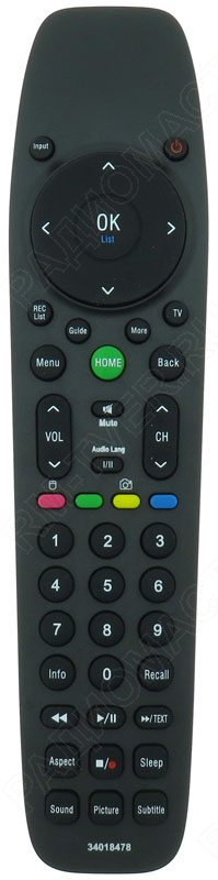 картинка Пульт ДУ DEXP 34018478B LCD SMART от магазина "РадиоМастер"