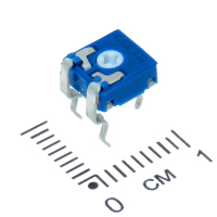 Фотография Резистор подстроечный   (223)  22 КОм, CA6V