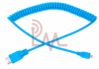 Фотография Шнур Штекер micro USB <-> Штекер USB витой шнур, 1,5м 