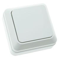 Фотография Выключатель 1 ОП О0021 Олимп 10А 220В белый