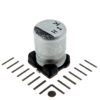 Фотография Конденсатор электролитический      1 мкФ, 16 В, ECAP SMD (ЧИП), (4х5,4+85)