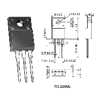 Фотография 3NK90ZFP (STP3NK90ZFP)    TO-220F,   N-канал+Диод, Vds(Vce)=900V, Id(Ic)=3A, Vgs(tr)=3,75V, Pd=25W