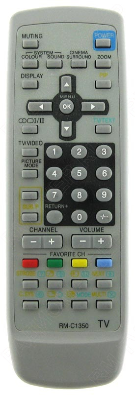 картинка Пульт ДУ JVC RM-C1350 PIP ic [TV] от магазина "РадиоМастер"
