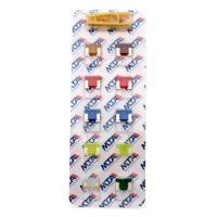 Фотография Набор автомобильных предохранителей "MICRO L410" в блистере 10шт., MTA ИТАЛИЯ