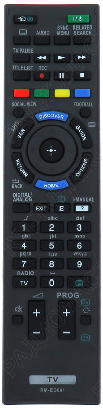 картинка Пульт ДУ Sony RM-ED061 ic LCD TV от магазина "РадиоМастер"