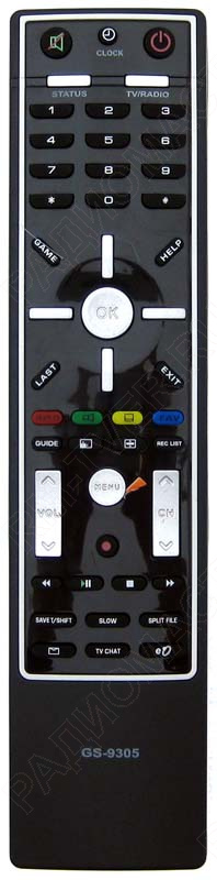 картинка Пульт ДУ Tricolor HD9300/HD-GS9305B ic от магазина "РадиоМастер"