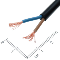 Фотография Провод ПВС 2х0,75 ГОСТ чёрный