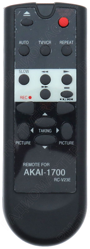 картинка Пульт ДУ Akai RC-V23E к VCR AKAI-1700 от магазина "РадиоМастер"