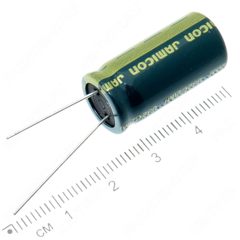 картинка Конденсатор электролитический   3300 мкФ, 16 В, WL, (12,5х25 +105) JAMICON от магазина "РадиоМастер"