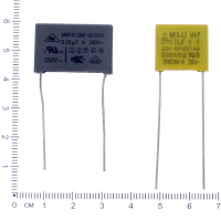 Фотография Конденсатор подавления ЭМП  0.33 мкФ, 250 В, (85183)