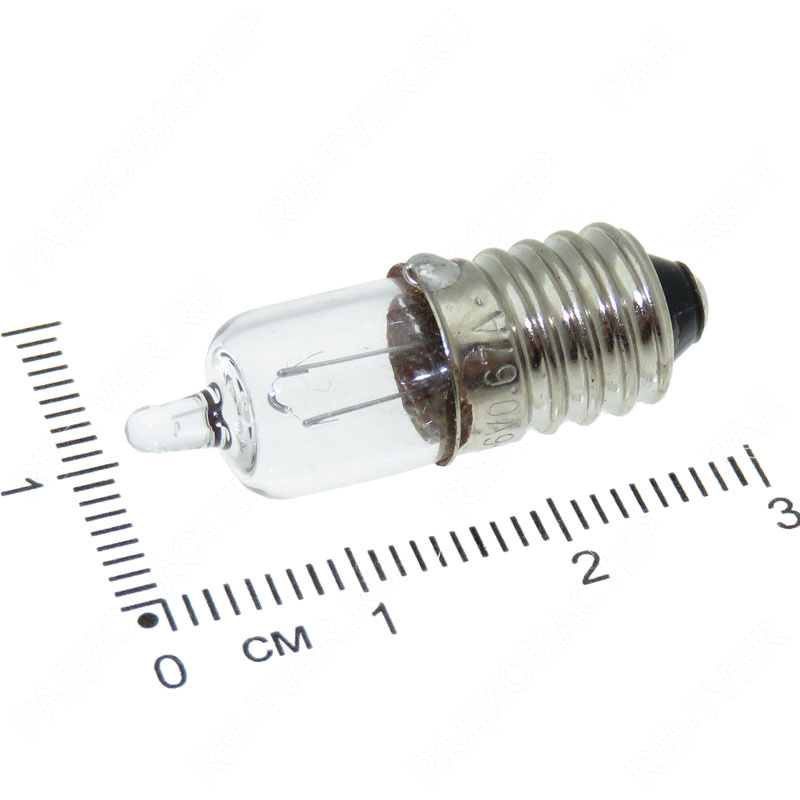 картинка Лампа галогенная Е-10 6В 0.67А (для фонаря) MacTronic от магазина "РадиоМастер"