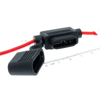 Фотография Держатель автопредохранителя тип "STANDART" на проводе 1мм2 (LXD-105), 23-0008