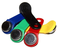 Фотография Ключ-заготовка Touch Memory RW1990 цветные с кодом