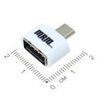 Фотография Переходник Штекер Micro USB <-> Гнездо USB, OTG T04