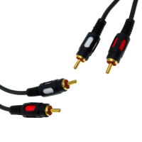 Фотография Шнур 2 х Штекер RCA <-> 2 х Штекер RCA,  1.5м,"позолота" 5-104