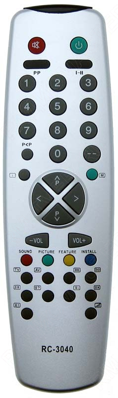 картинка Пульт ДУ Sanyo 11UV19-2 RC-2000(3040) от магазина "РадиоМастер"