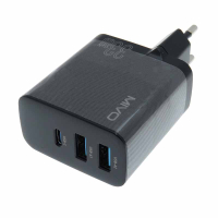 Фотография СЗУ 2xUSB, 1хType-C, PD 30W, QC3.0 MIVO MP-300Q, LED дисплей (функция быстрой зарядки)