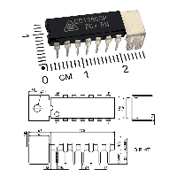 Фотография CD1366CP    DIP-14T,   TV - радиоканал